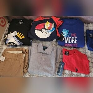 BRAND NEW Boys Clothes Bundle Lot Size 4 5 6 XS